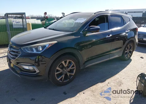 2017 Hyundai Santa Fe Sport 2.0T Ultimate из США, поврежденный, VIN 5XYZW4LA8HG401397
